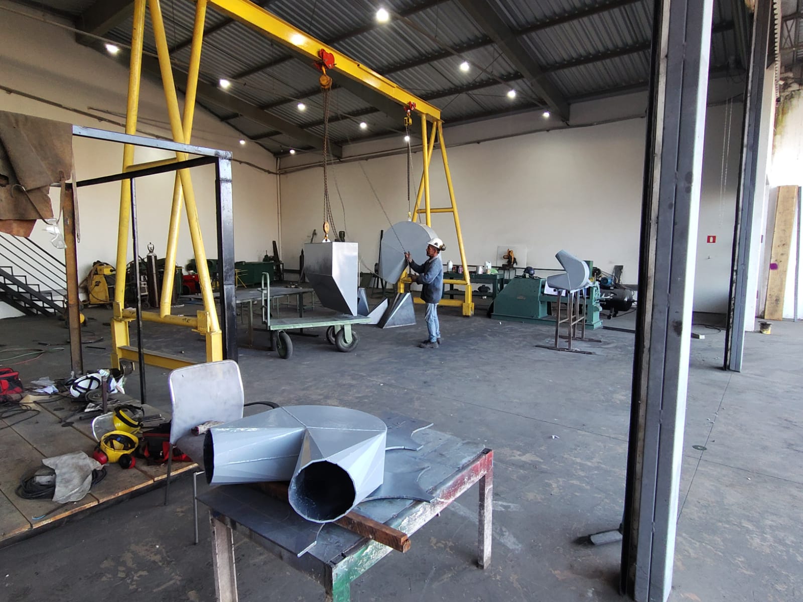 Fábrica em operação