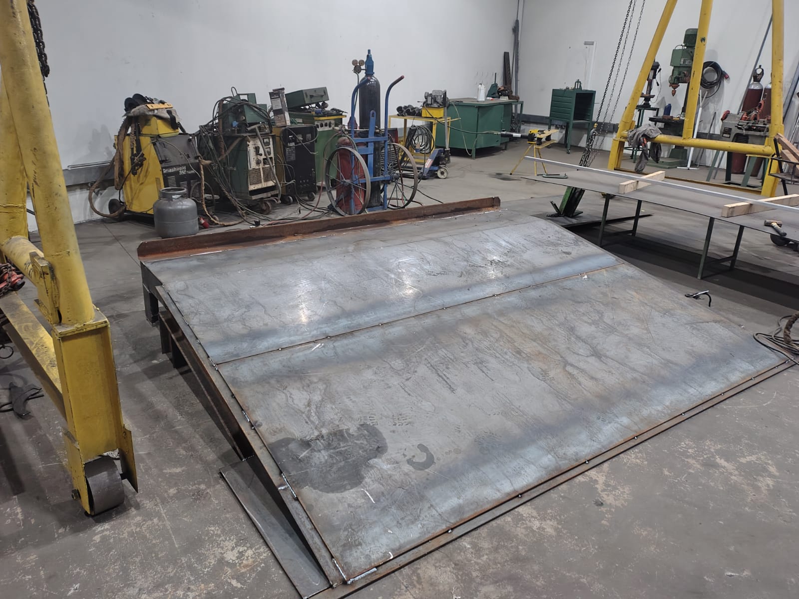 Caldeiraria em fabricação